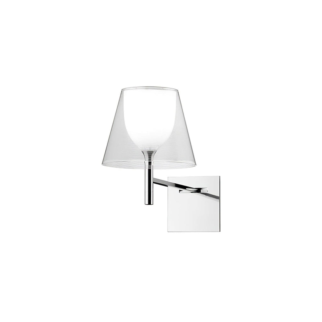 Orsore Applique Murale Tissu Prismatique Chromé - Neutralighting