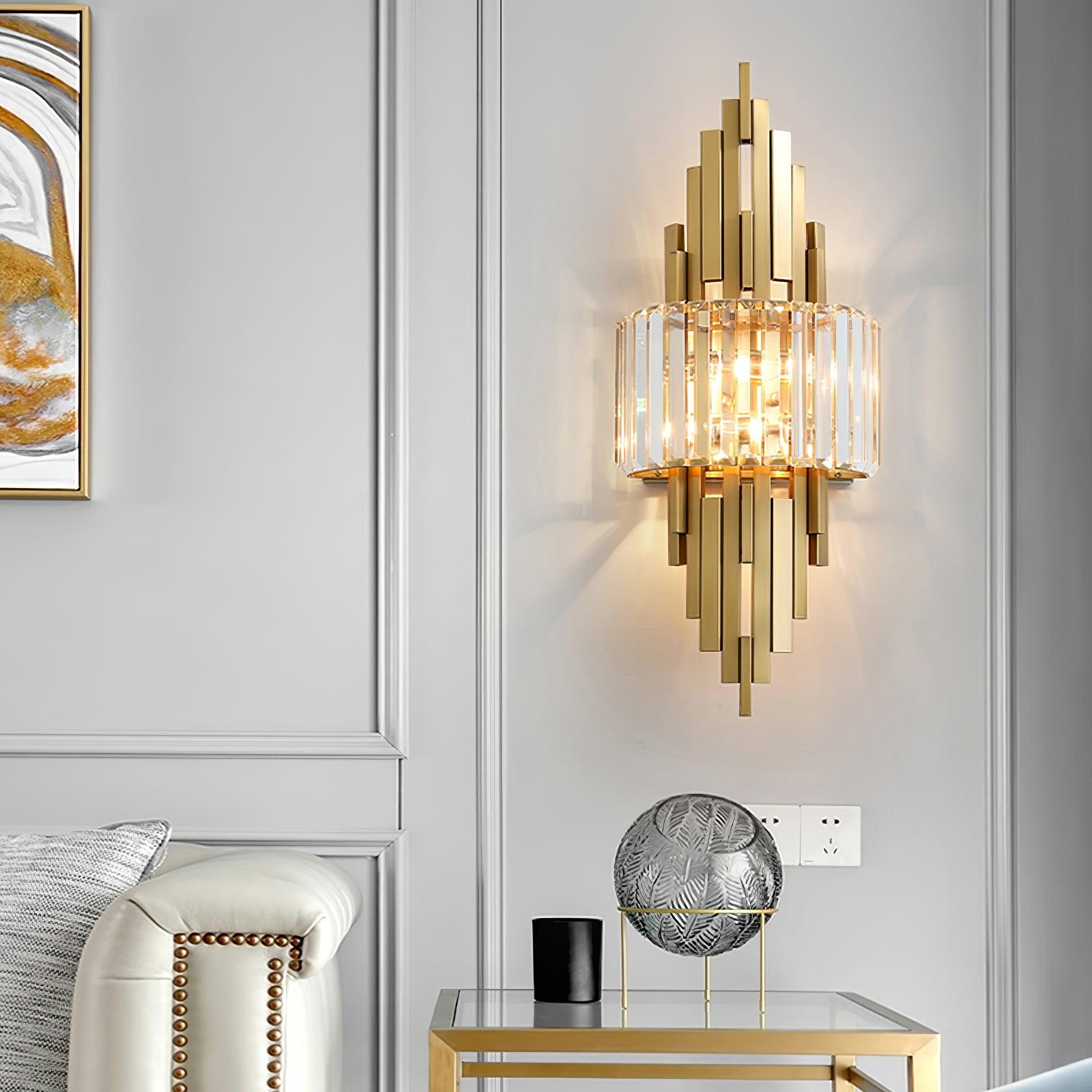 Voveliel Applique Murale en Verre de Luxe Postmoderne - Neutralighting
