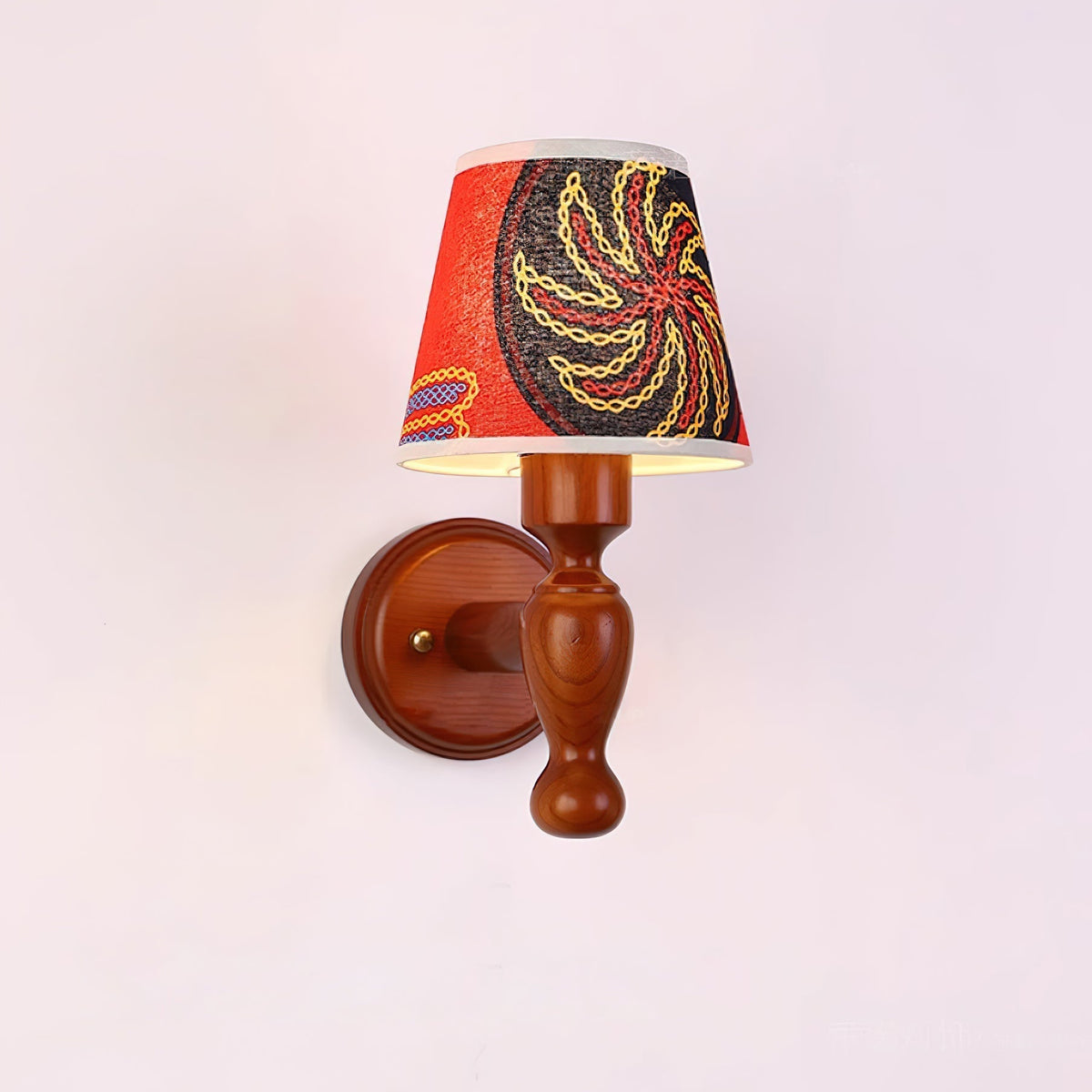 Mapleleaf Applique Murale Élégante en Verre et Bois - Neutralighting
