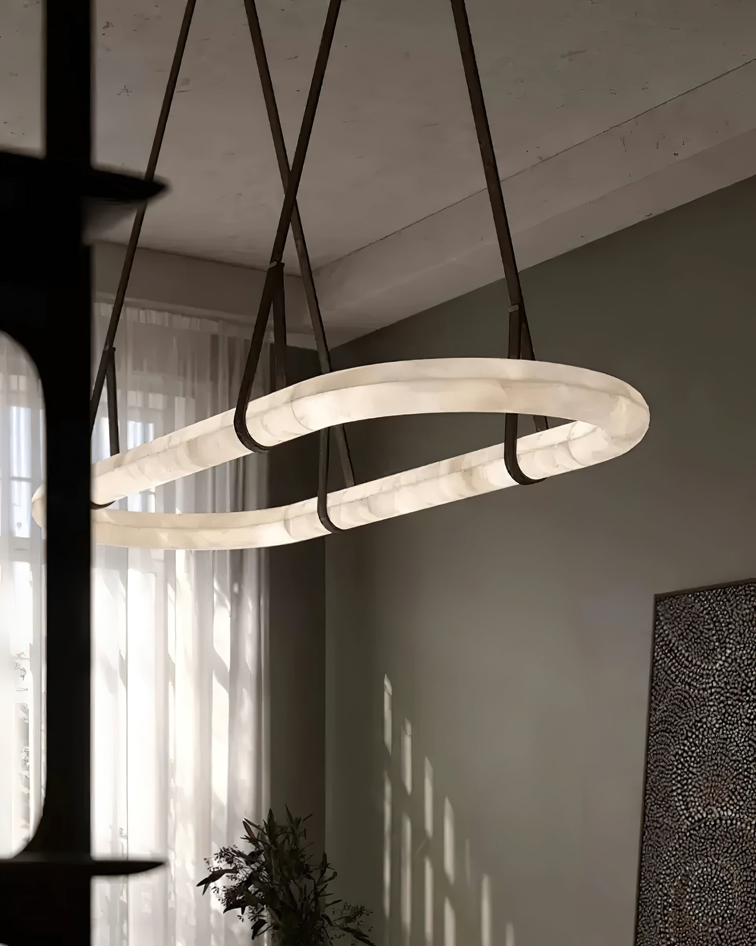 Kurve Chandelier Anneau D'Albâtre - Neutralighting