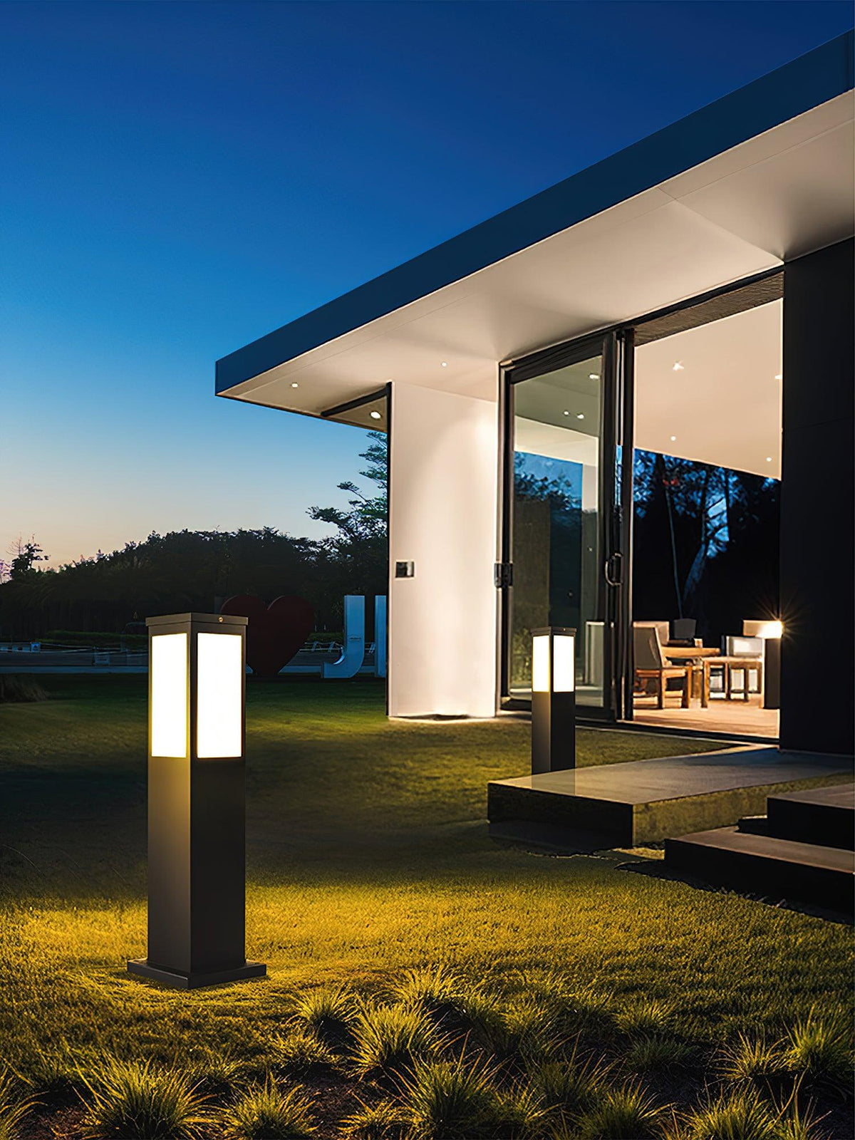 Orshaan Lampe Exterieure Solaire de Type Bollard - Neutralighting