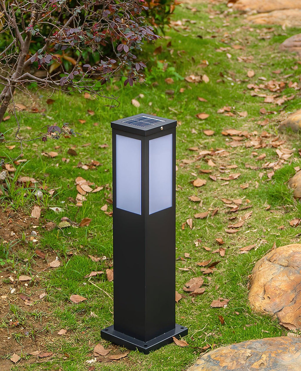 Orshaan Lampe Exterieure Solaire de Type Bollard - Neutralighting