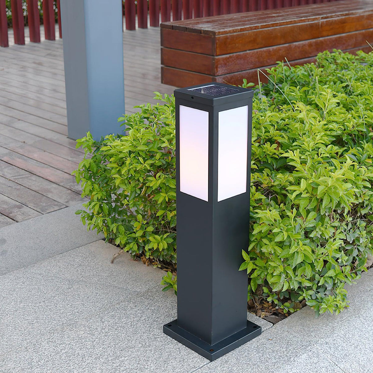 Orshaan Lampe Exterieure Solaire de Type Bollard - Neutralighting