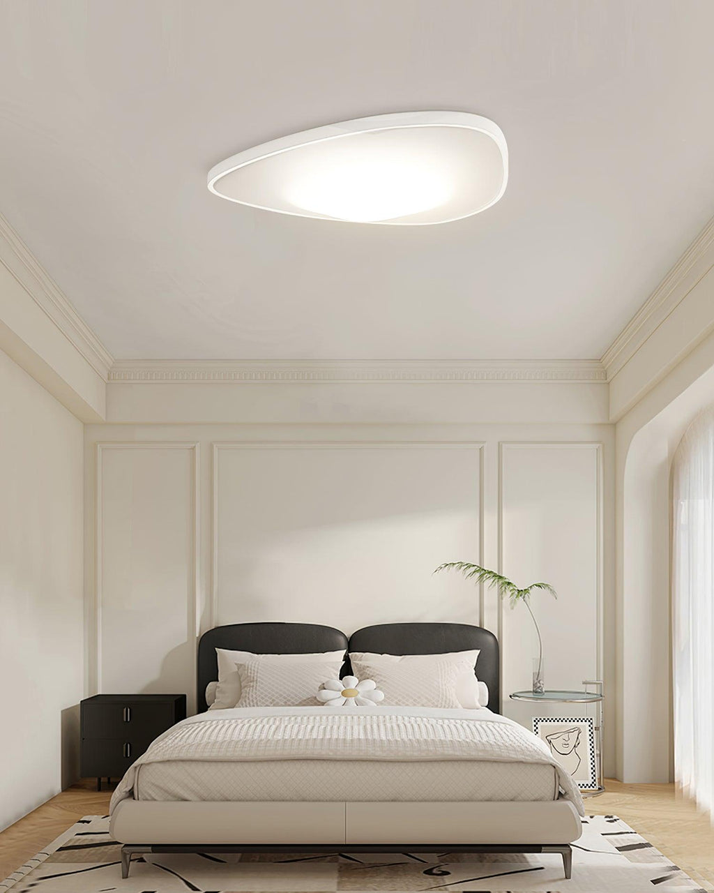 Kuzco Plafonnier Courbe LED Panneau Moderne Salon - Neutralighting
