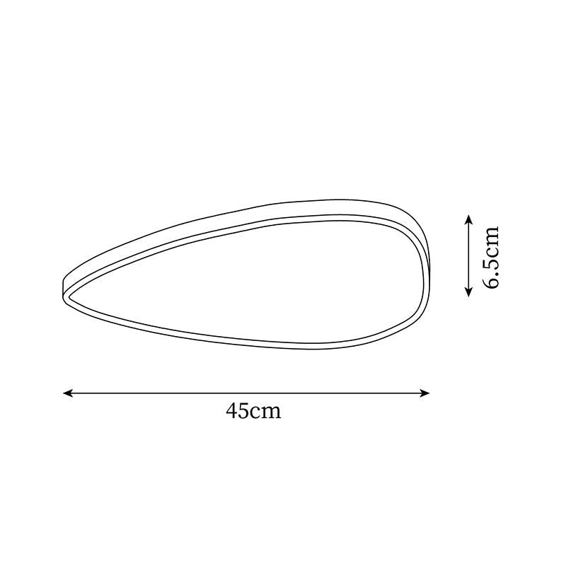 Kuzco Lustre Plafonnier LED Moderne Courbé - Neutralighting