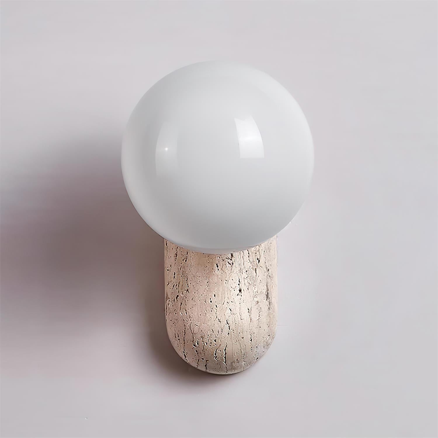 Ritta Applique Murale Moderne En Travertin - Neutralighting
