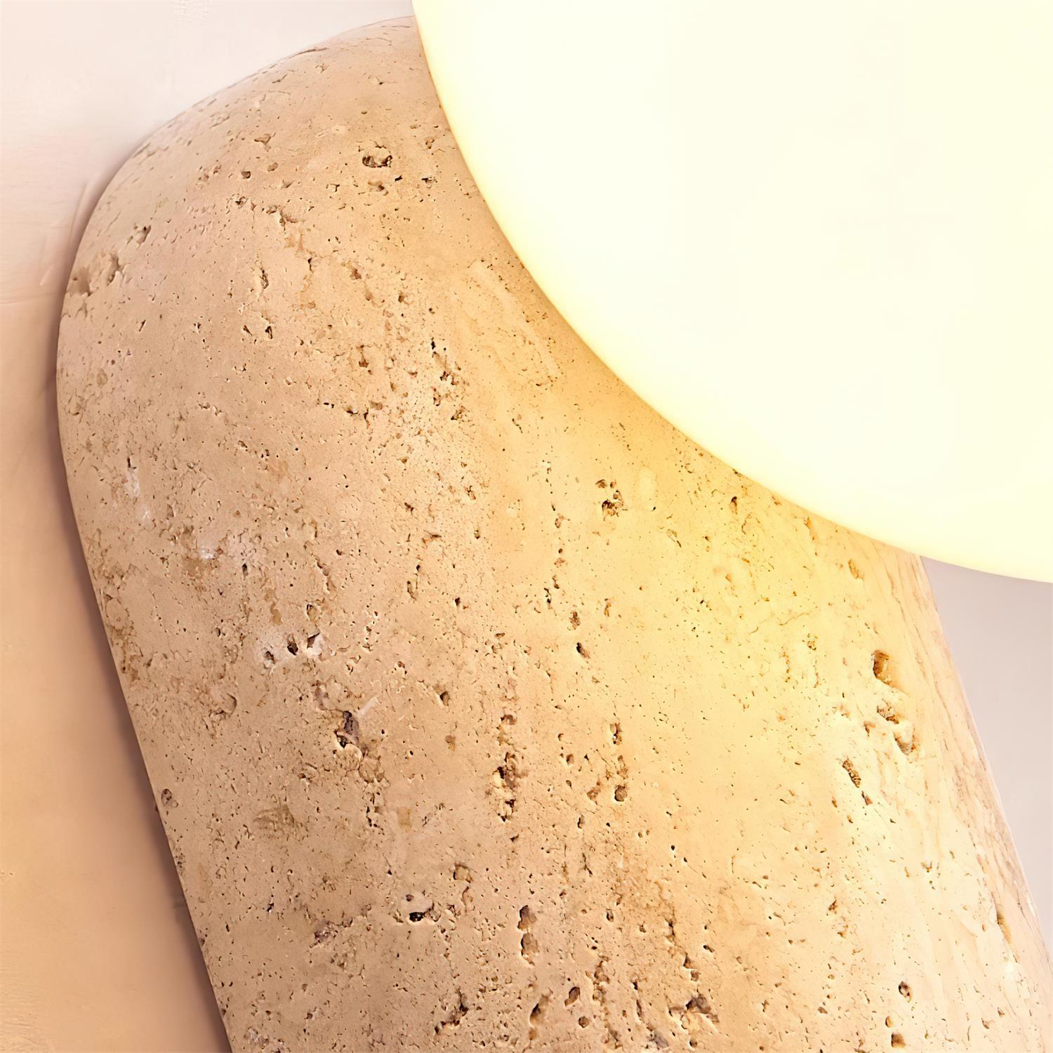 Ritta Applique Murale Moderne En Travertin - Neutralighting