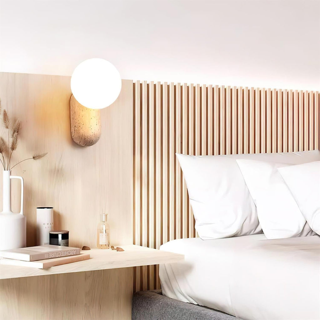 Ritta Applique Murale Moderne En Travertin - Neutralighting