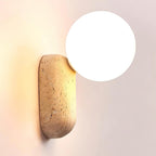 Ritta Applique Murale Moderne En Travertin - Neutralighting