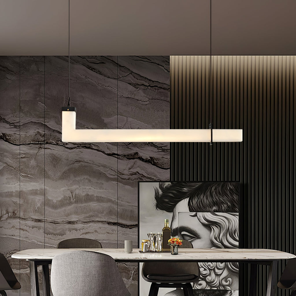 Astra Suspension Linéaire en Albâtre - Neutralighting