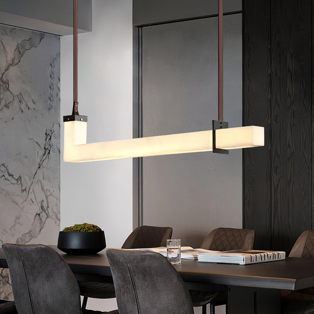 Astra Suspension Linéaire en Albâtre - Neutralighting