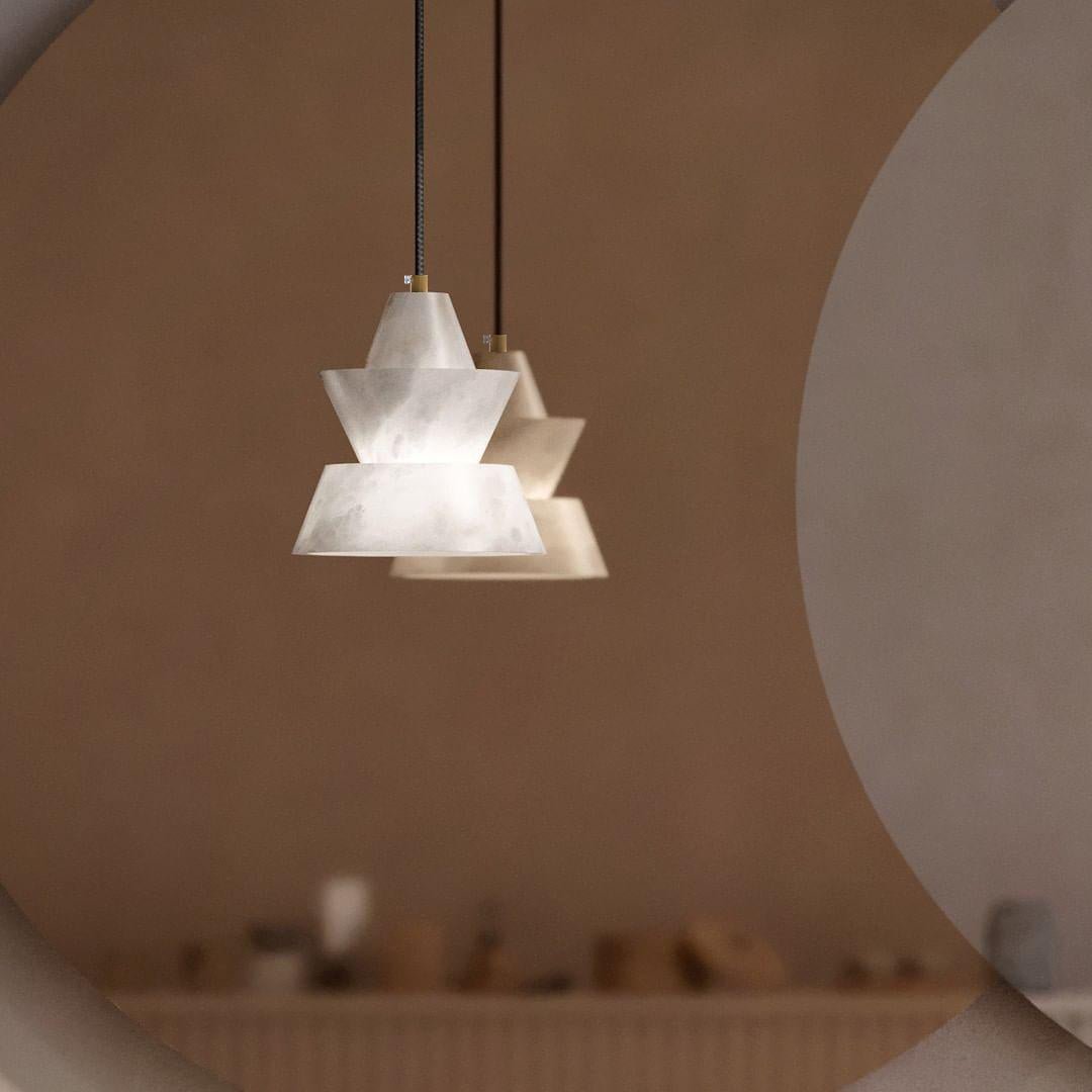 Strata Suspension en Albâtre - Neutralighting