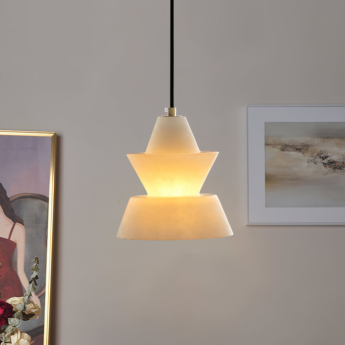 Strata Suspension en Albâtre - Neutralighting