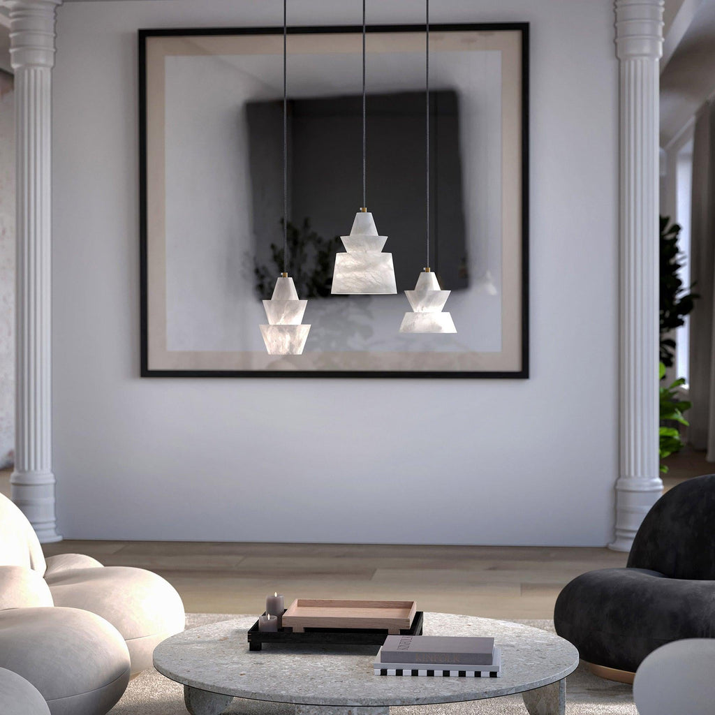 Strata Suspension en Albâtre - Neutralighting