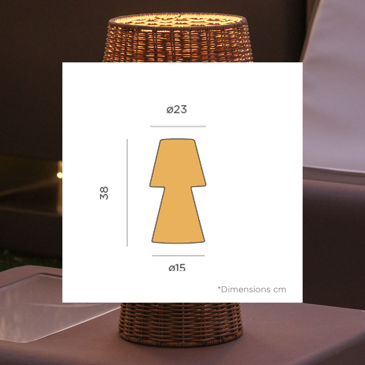 Lampe à poser Clotilde Louise – vue 4