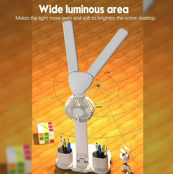 Lampe de lecture avec ventilateur Thaïs Épure - La Lumière au Service de la Lecture