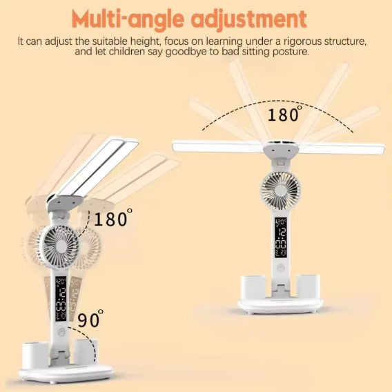 Lampe de lecture avec ventilateur Thaïs Épure - La Lumière au Service de la Lecture