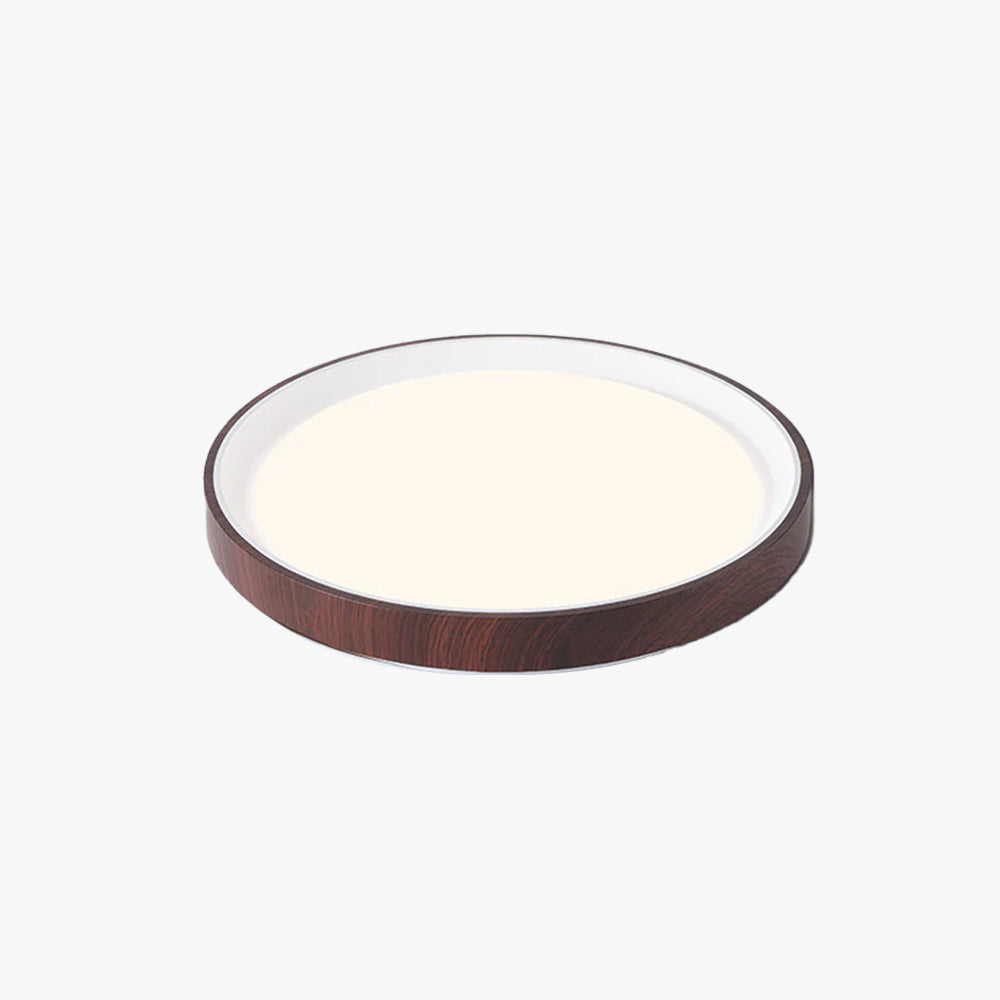 Arisha Moderne LED Plafonnier Blanc Bois Acrylique Salle De Bain - Neutralighting
