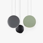 Valentina Suspension Ronde Simple, Métal/Résine, Noir/Vert/Brun/Gris/Blanc, Chambre à Coucher/Bureau - Neutralighting