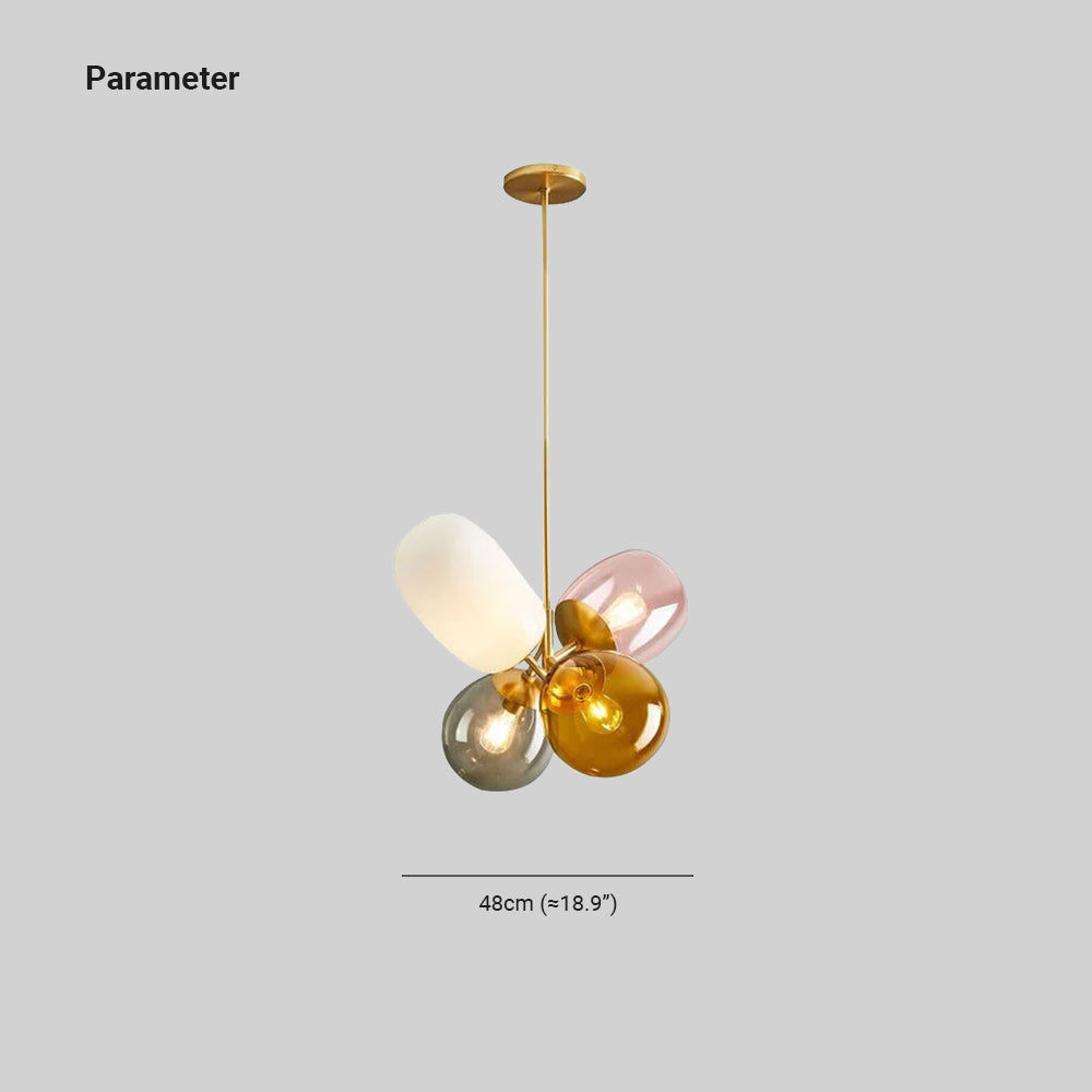 Valentina Lampe Pendante Créative en Verre Ballon Colorée - Neutralighting