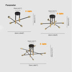 Lindsy Lustre Métal Design Moderne. Plusieurs Ampoules - Neutralighting