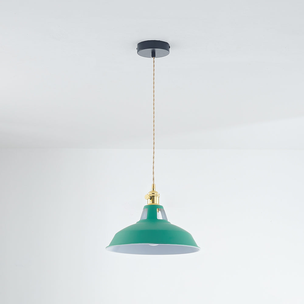 Jojo Lampe Suspension Luminaire Vintage. Métal. Noir/Blanc. Salle à Manger - Neutralighting