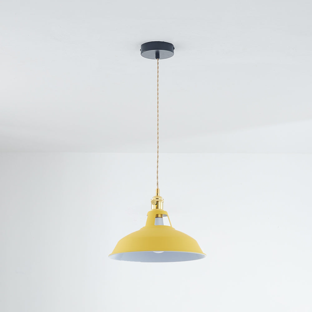 Jojo Lampe Suspension Luminaire Vintage. Métal. Noir/Blanc. Salle à Manger - Neutralighting