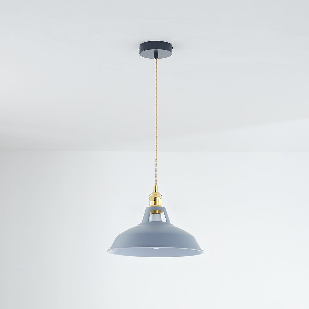 Jojo Lampe Suspension Luminaire Vintage. Métal. Noir/Blanc. Salle à Manger - Neutralighting