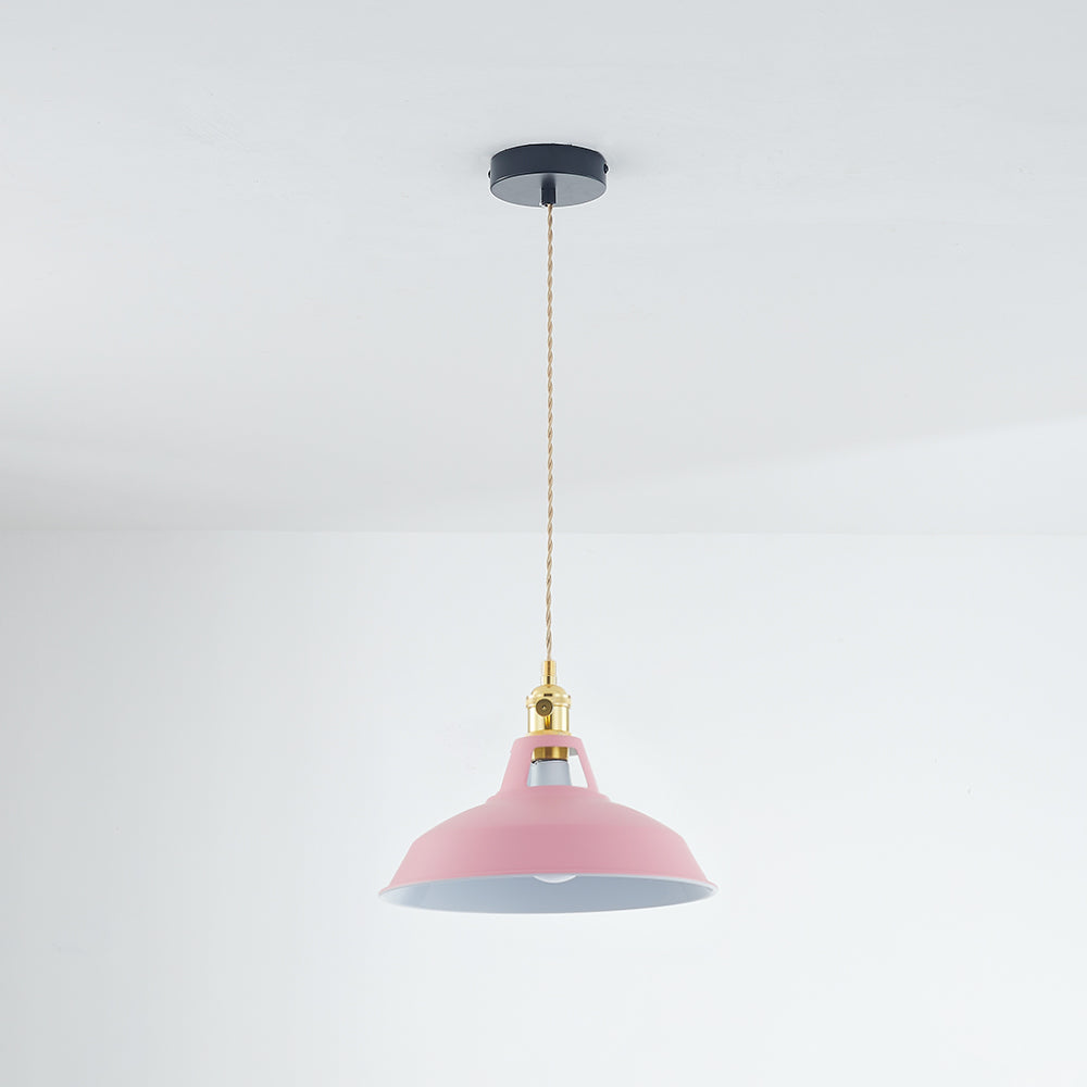 Jojo Lampe Suspension Luminaire Vintage. Métal. Noir/Blanc. Salle à Manger - Neutralighting