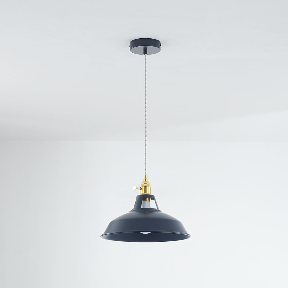 Jojo Lampe Suspension Luminaire Vintage. Métal. Noir/Blanc. Salle à Manger - Neutralighting