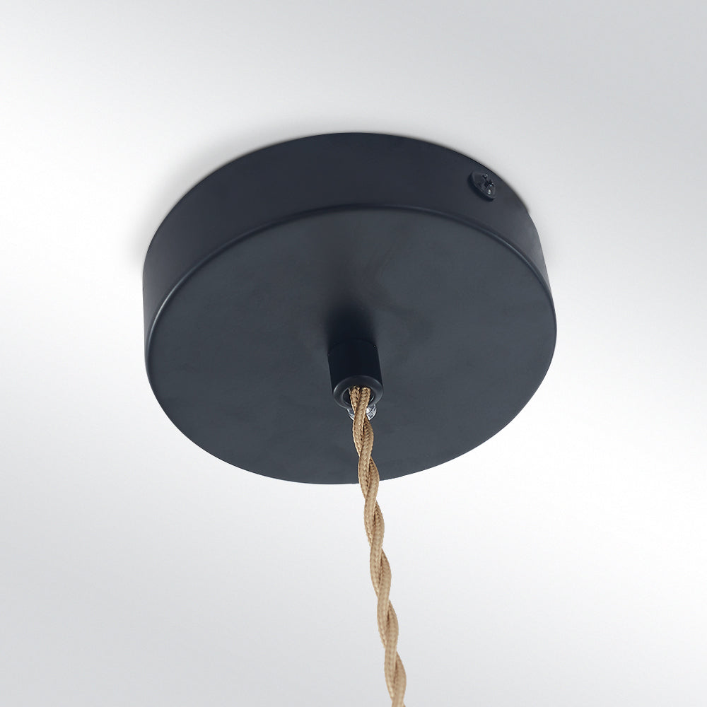 Jojo Lampe Suspension Luminaire Vintage. Métal. Noir/Blanc. Salle à Manger - Neutralighting
