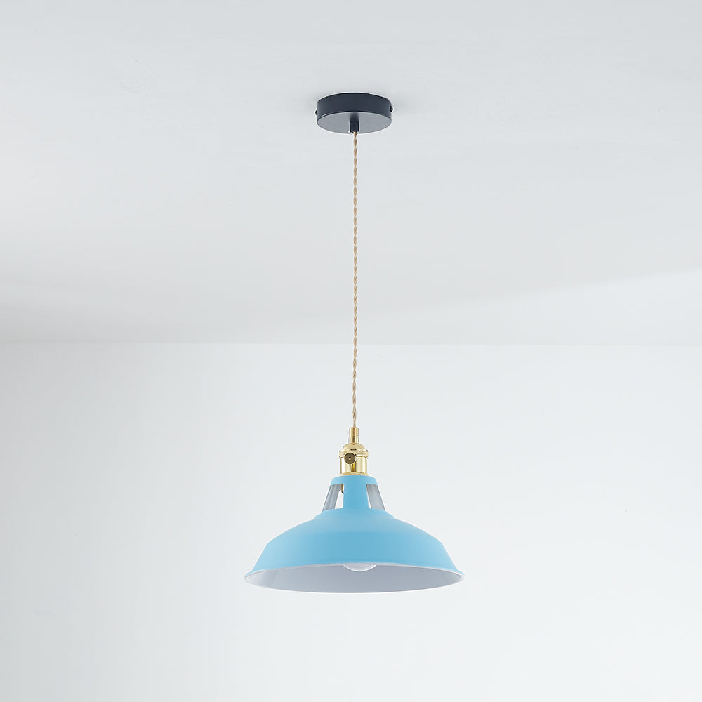 Jojo Lampe Suspension Luminaire Vintage. Métal. Noir/Blanc. Salle à Manger - Neutralighting