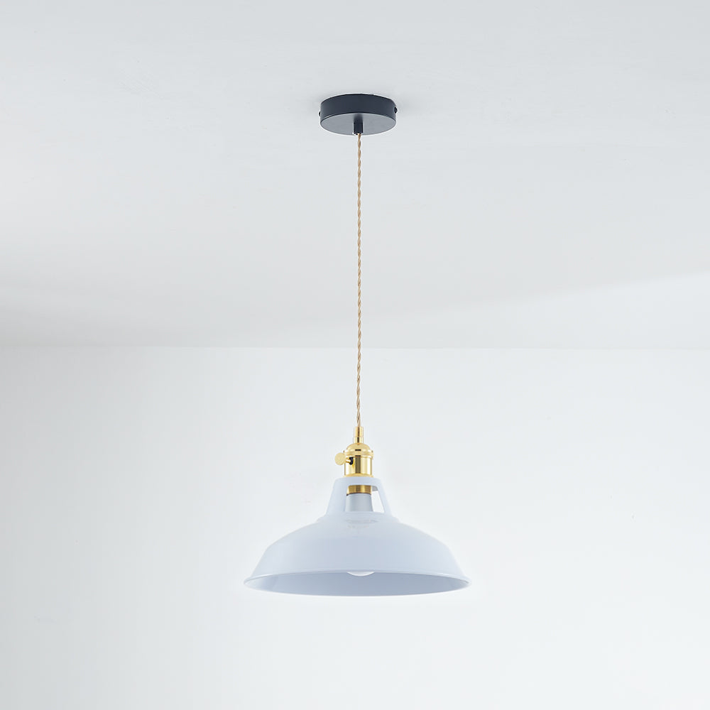 Jojo Lampe Suspension Luminaire Vintage. Métal. Noir/Blanc. Salle à Manger - Neutralighting
