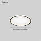 Quasso Plafonnier Rond ModerneBlanc/Noir. Salon - Neutralighting