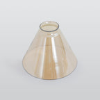 June suspension Industriel en Verre. Clair/Ambre/Gris Fumé - Neutralighting