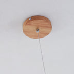 Valentina Verre Bolla Suspension en Bois/Noce - Neutralighting
