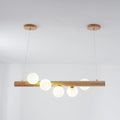 Valentina Verre Bolla Suspension en Bois/Noce - Neutralighting