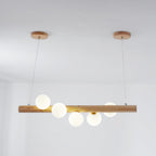 Valentina Verre Bolla Suspension en Bois/Noce - Neutralighting