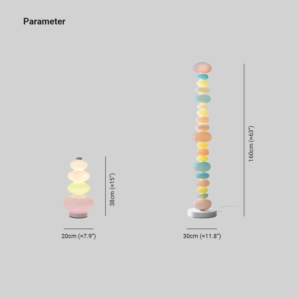 Valentina Unique Arc-en-ciel Bonbons Applique Murale Verre - Neutralighting