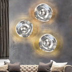 Lutho Applique Murale en Verre Soufflé Doré Moderne - Neutralighting