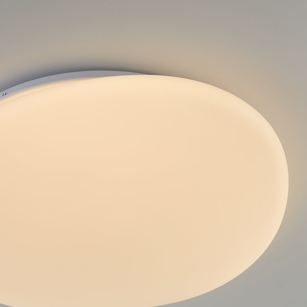 Sayu Plafonnier Galet Moderne Blanc. Salon - Neutralighting