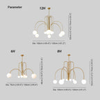 Monica Suspension Multi Simple Verre Chambre à Coucher/Salon - Neutralighting
