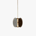 Valentina Suspension Rond LED Simplicité Noir Métal/Verre Chambre à Coucher - Neutralighting