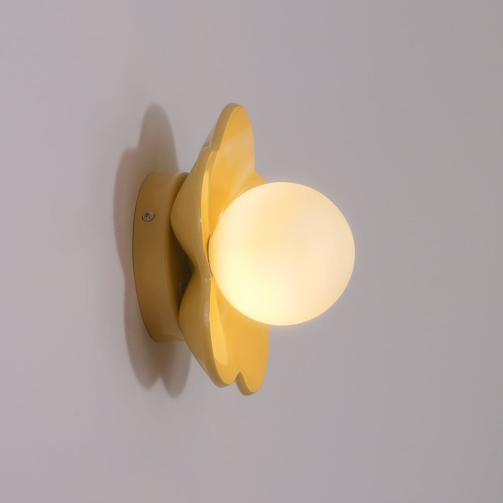 Meluna Applique murale à fleurs jaunes - Neutralighting