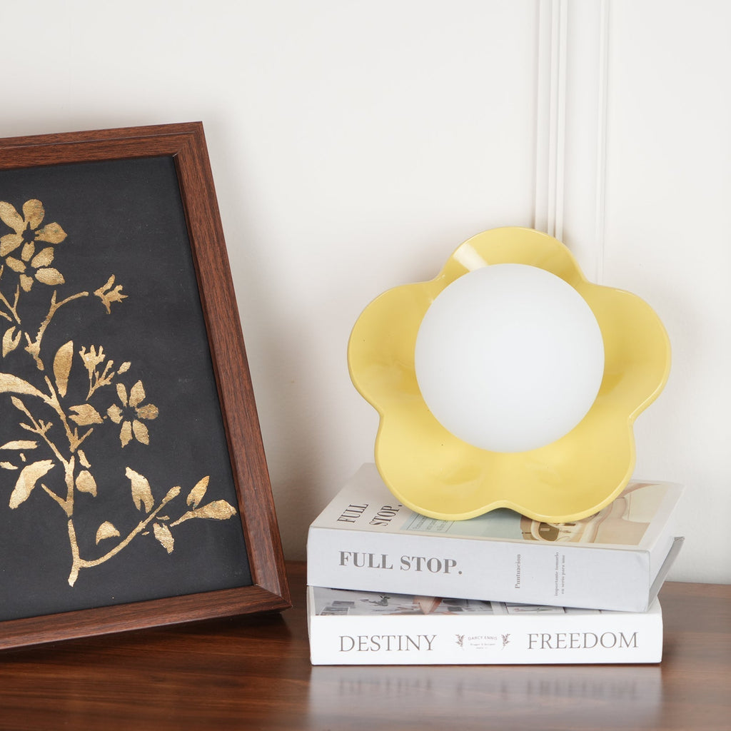 Meluna Applique murale à fleurs jaunes - Neutralighting