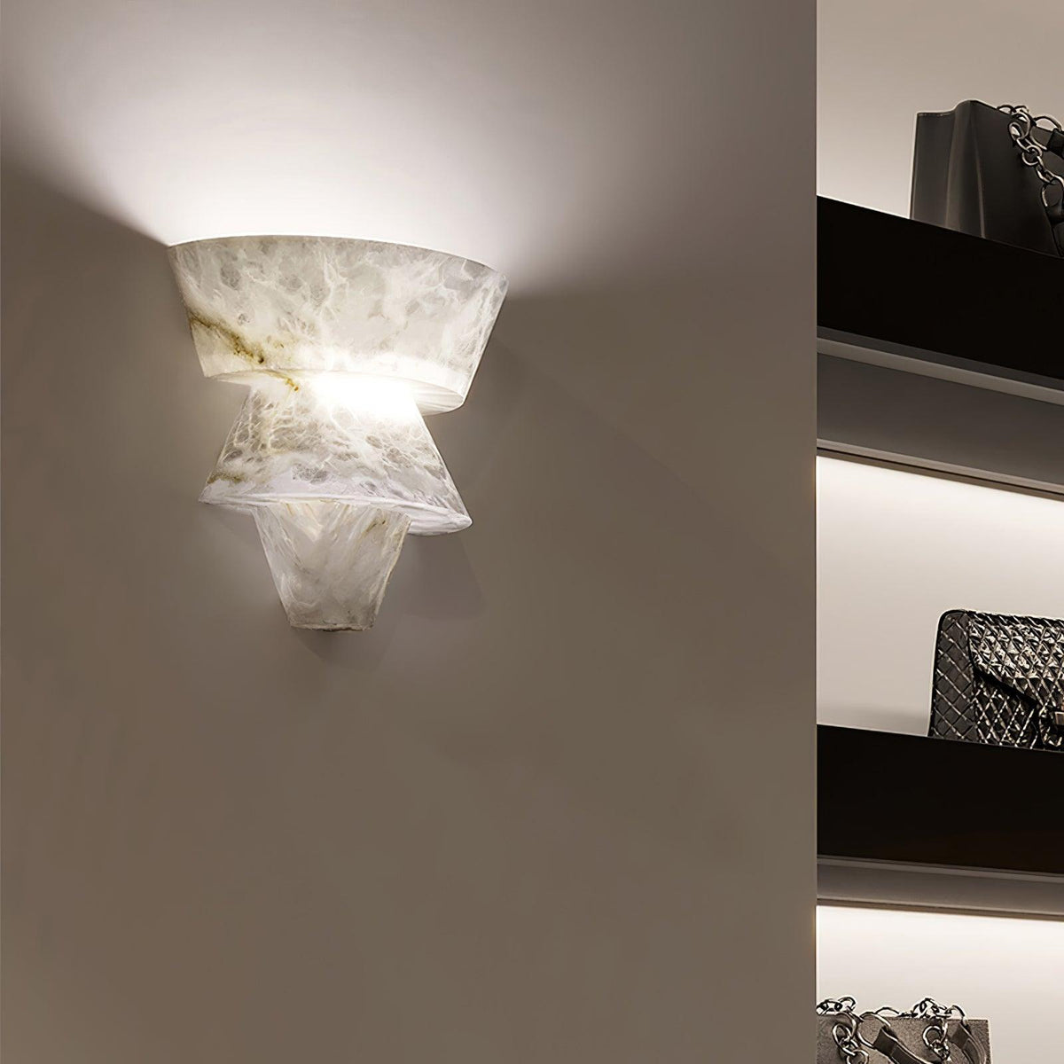 Vyloren Étagé Albâtre Luminaire Mural - Neutralighting