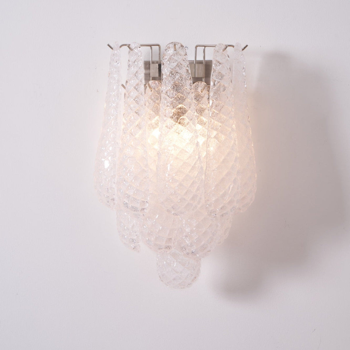 Aurora Applique Murale Rose Larme Verre Florale Artistique - Neutralighting
