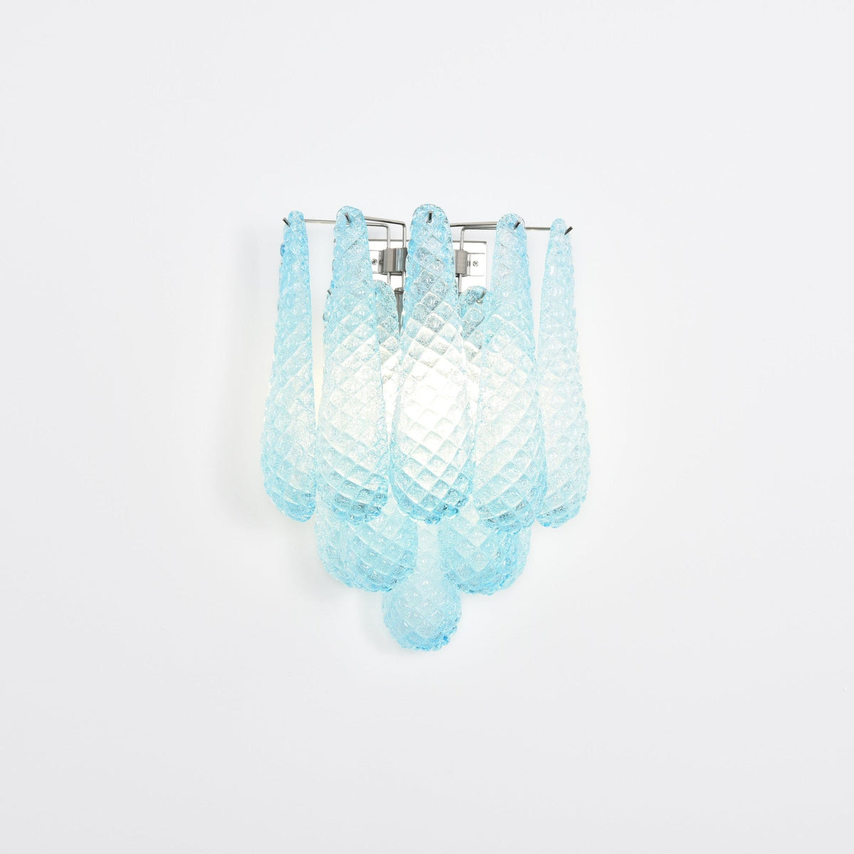 Aurora Applique Murale Rose Larme Verre Florale Artistique - Neutralighting
