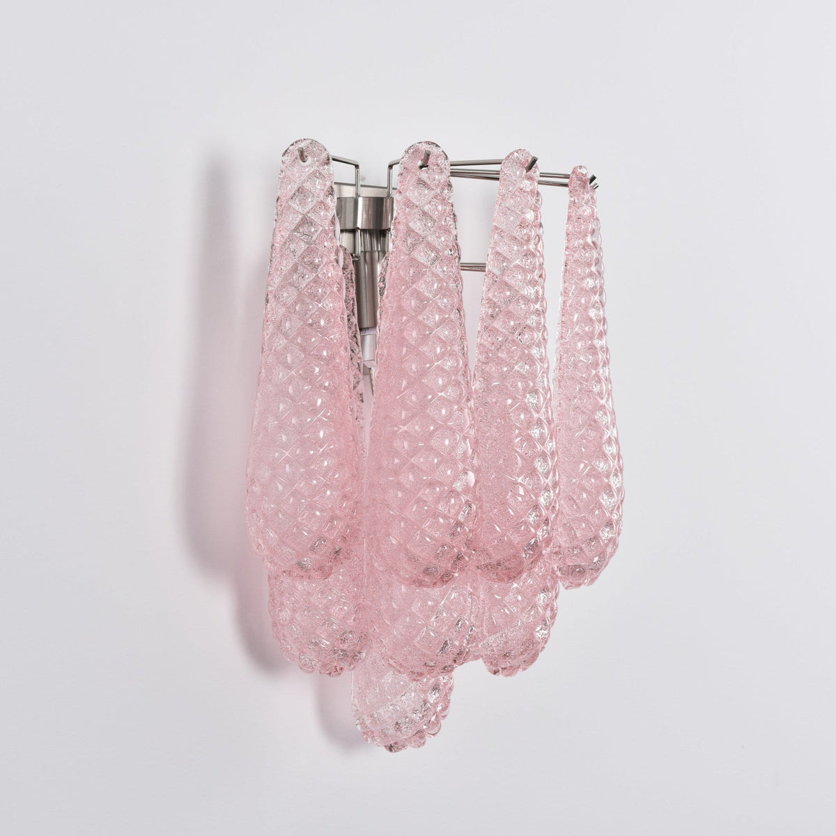 Aurora Applique Murale Rose Larme Verre Florale Artistique - Neutralighting