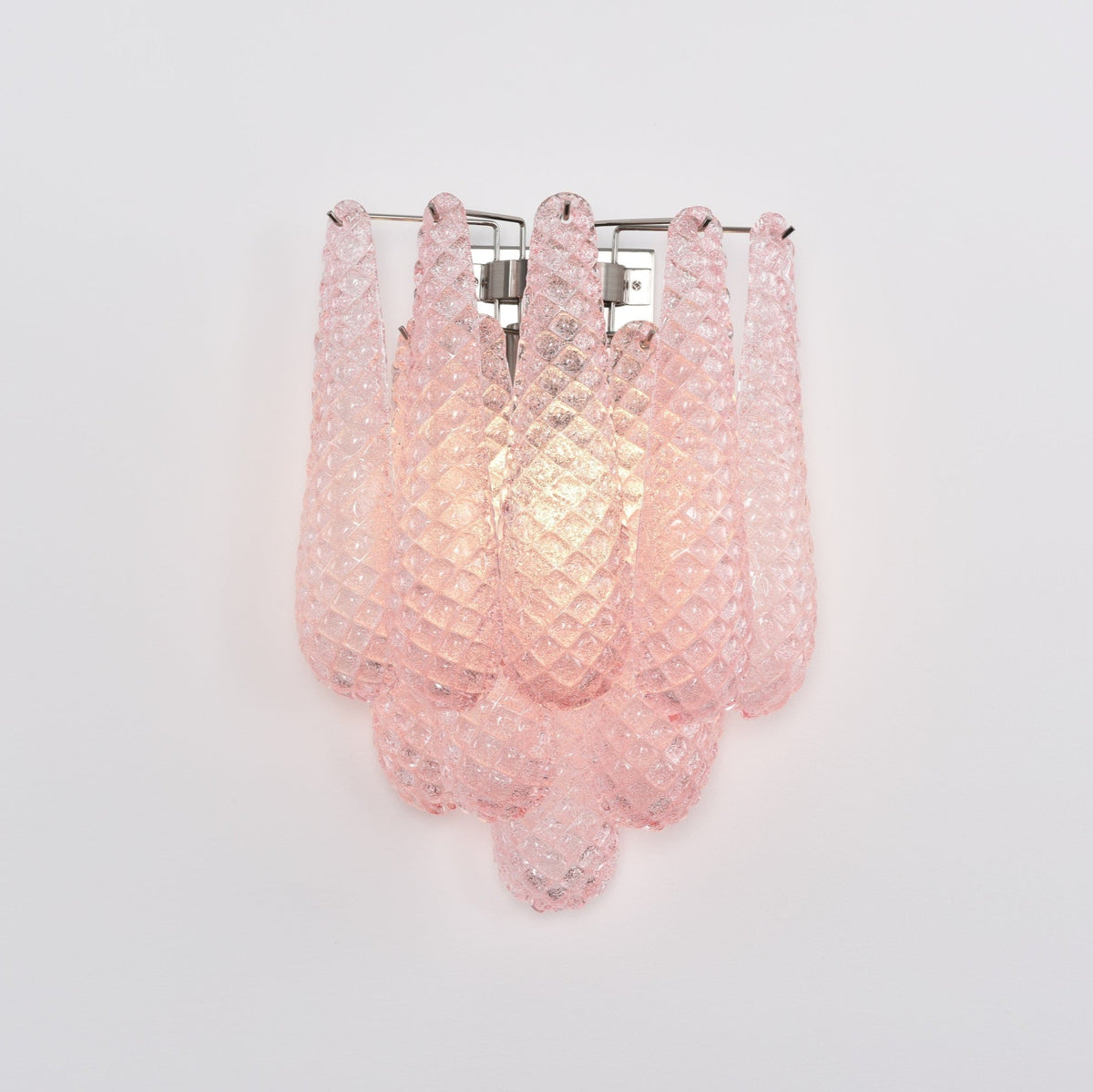 Aurora Applique Murale Rose Larme Verre Florale Artistique - Neutralighting